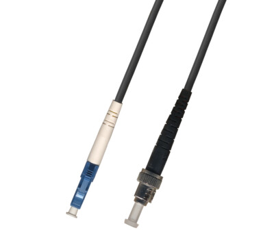 50M (164ft) LC-ST Outdoor Armored Fiber Optic Cable Simplex Singlemode 9/125