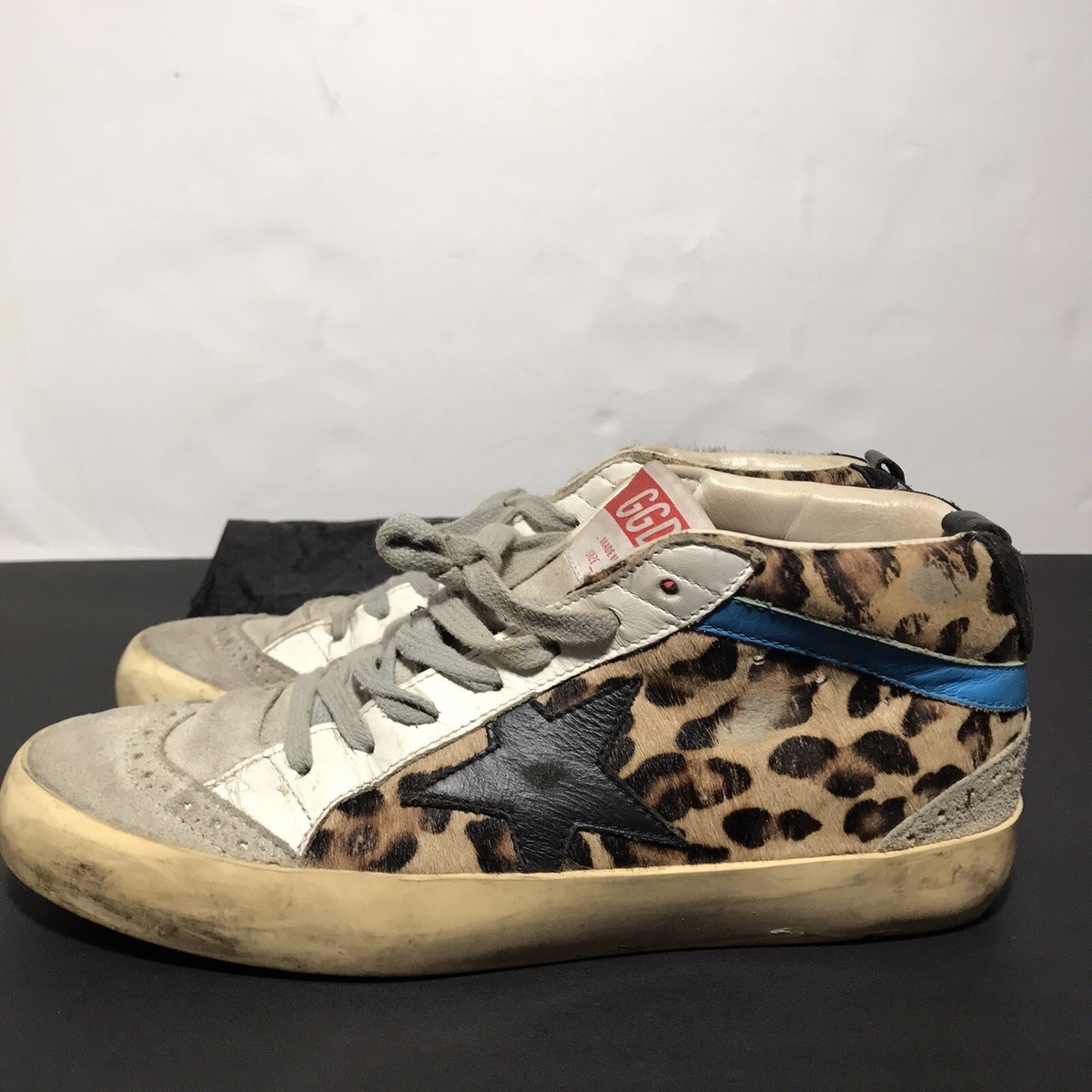 Golden Goose Mid Star Leopard Print Sneakers | eBay Golden Goose Mid Star Leopard Print Sneakers | eBay