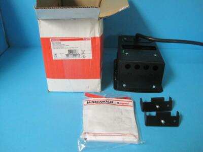 NEW WIREMOLD KC10CM2 DEQUORUM TABLE BOX CORD ENDED DATA INSERTS RACK A CORDON