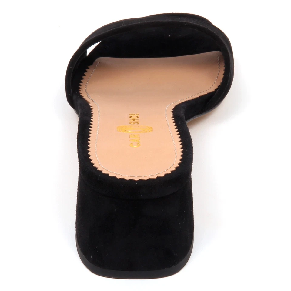 D0416 sandalo donna CAR SHOE scarpa nero sandal shoe woman - Immagine 4 di 4