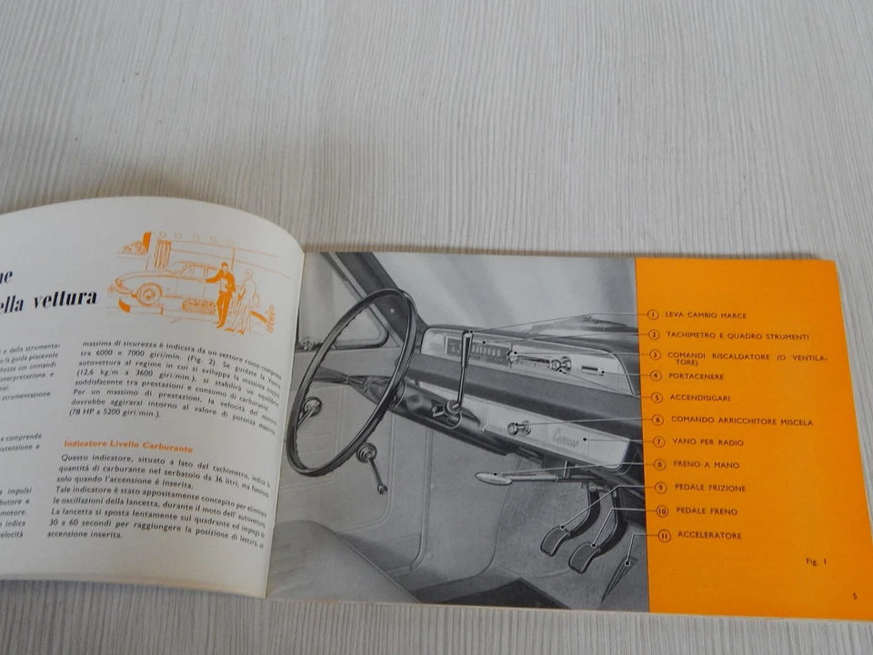 FORD CONSUL CORSAIR LIBRETTO USO E MANUTENZIONE 1963 MANUALE IN ITALIANO MANUAL - Immagine 4 di 4