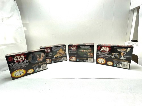 STAR WARS ACTION FIGURES VINTAGE 1999 HASBRO GUNGAN ASSAULT SITH LOT 4 PC MIB - Picture 6 of 6