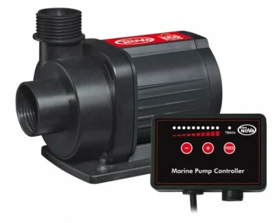 Aqua Nova Marine Pumpe mit Regler 7200l/h - 55W für Süß- + Meerwasser Aquarium