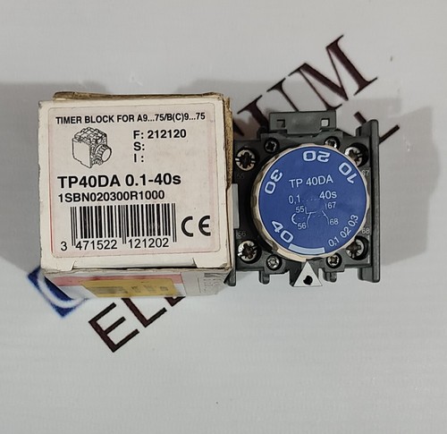 ABB TP40DA CONTACTOR ADD ON TIMER TIMING 0.1S-40S 1SBN020300R1000 FAST ...