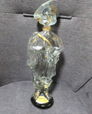 Napoleon SEMPE ARMAGNAC Empty Bottle Clear H/13.8 inch Rare With Glass Stopper