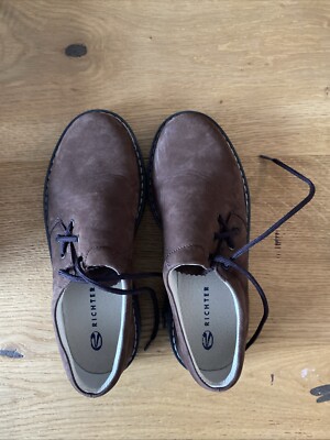 Haferlschuhe Jungen, Größe 33, Wildleder Fa. Richter. Dunkelbraun