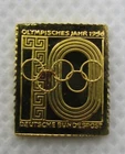 FEDERAL REPUBLIC OF GERMANY 1956 24K ON 925 STERLING SILVER INGOT OLYMPIC STAMP
