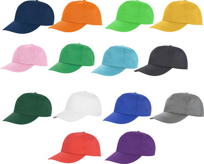 Baseballkappe mit klassischem verstellbarem Verschluss Jungen Mädchen Herren Damen Sommermütze