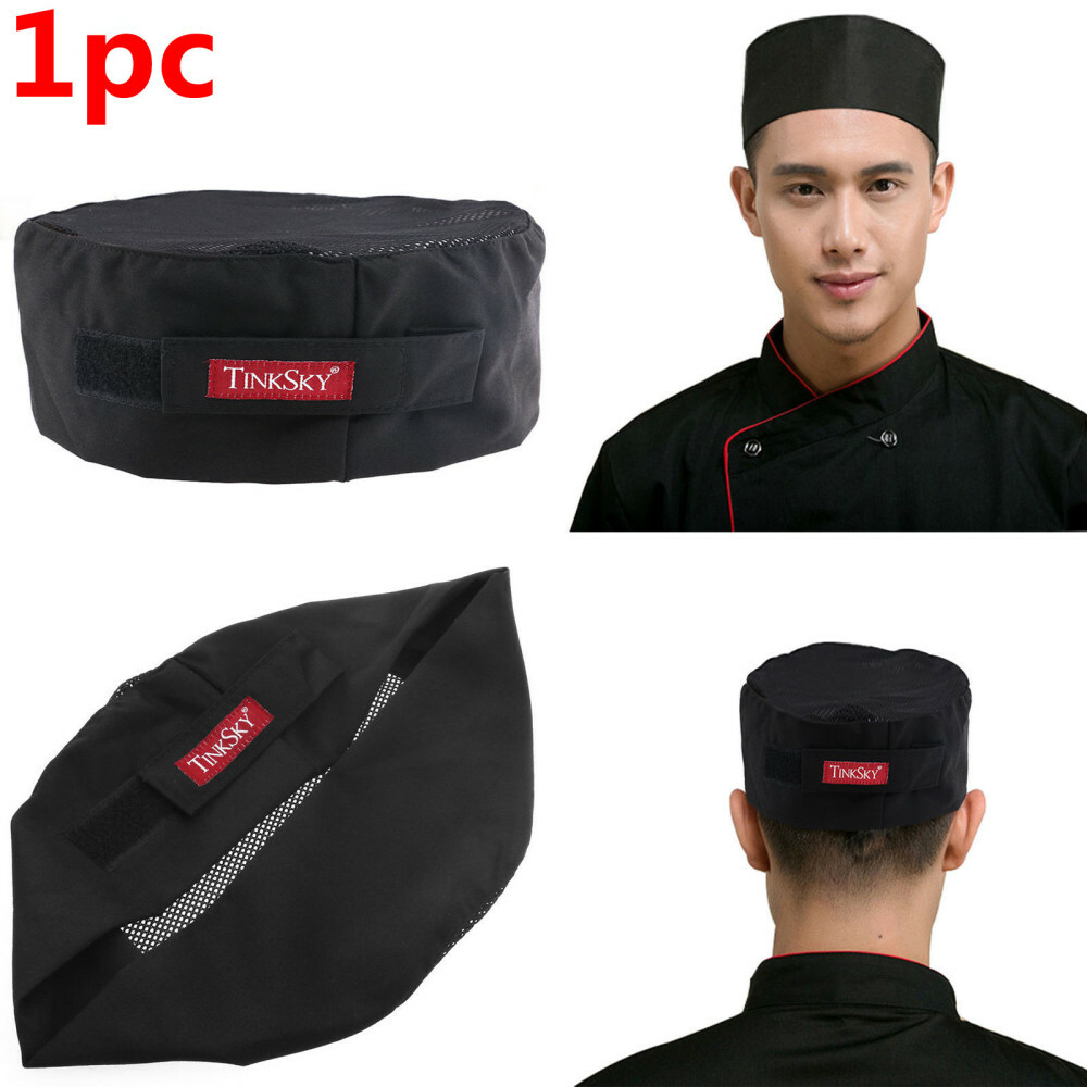 Catering skull cap Cook Hat Mesh Chef Hat Chef Hats for Men Chef