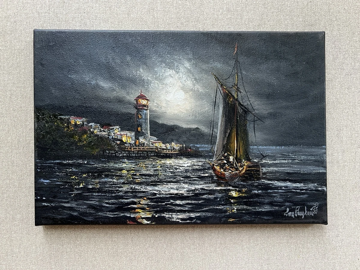 油画当代艺术航海艺术绘画| eBay