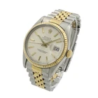 Men's Rolex OP Datejust Ref.#16013 36mm Silver Sunburst Dial Watch W228546-1