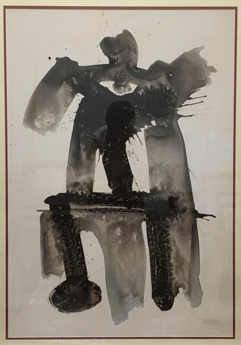 Cesar Manrique 1989. 100x70 cm. Vulcanología. Lanzarote.