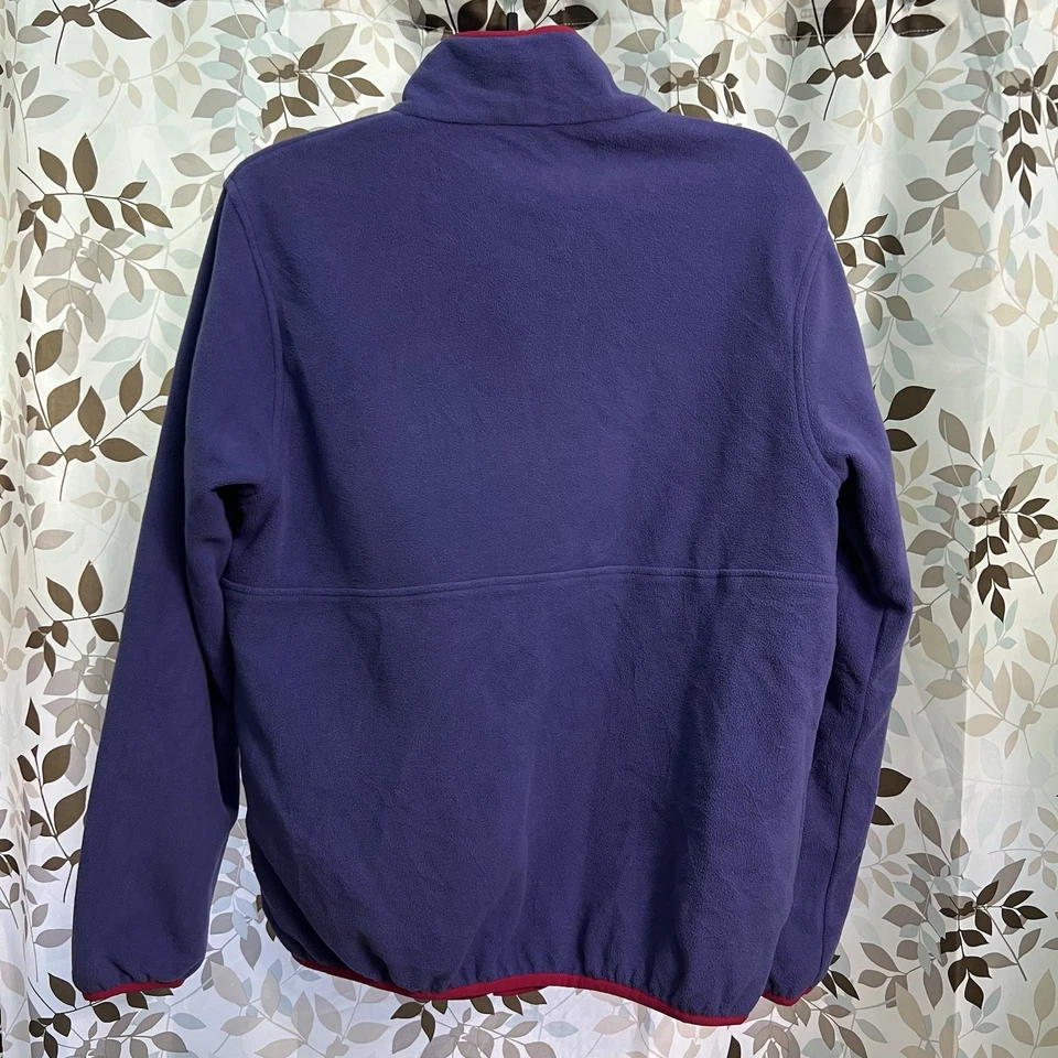 Pullover Patagonia para mujer mediano púrpura rojo reversible Snap-T glissade polar Foto 3 de 4