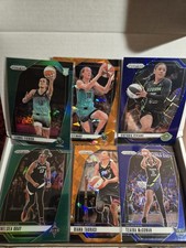  2024 Prizm Orange Cracked Ice & Green, Blue, Silver  280+  WNBA Basketball Lot