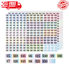 Garage Sale Stickers4050 Pcs 1/2 X 3/4 Yard Sale Price Stickers Rectangle Pre