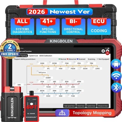 2026 Kingbolen K10 PRO KFZ-Diagnosegerät für das gesamte System ECU-Codierung