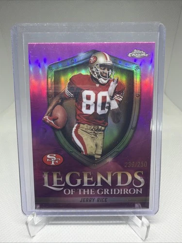 2025 Topps Chrome Jerry Rice Pink Refractor (RAW)