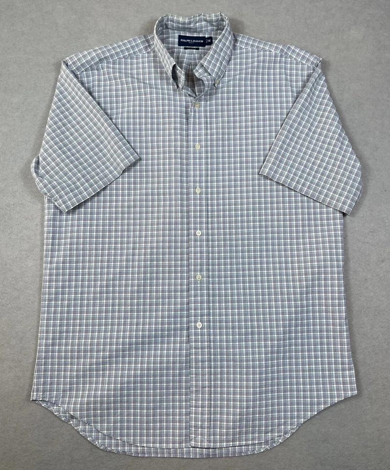 Camisa de golf Ralph Lauren para hombre mediana multicolor Tilden manga corta abotonada Foto 3 de 4