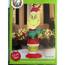 The Grinch Christmas Inflatable 5.5 Ft Limited Edition 65th Anniversary