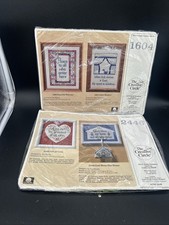 Vintage Creative Circle Needle Point Kits 1604, 2446 Lot Of 2