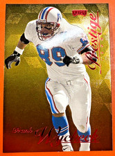 1998 PLAYOFF PRESTIGE HOBBY GOLD #96 FRANK WYCHECK #ED 16/25 OILER'S