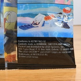 ⚡️NEW LEGO 1711 System Space Ice Planet Scooter 18 Pcs Polybag - RARE ⚠️SEALED