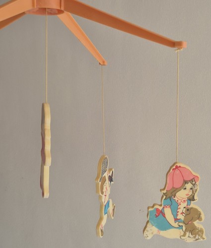 Vintage (1980s) Musical Merry-Go-Round Nursery Mobile - Picture 8 of 11