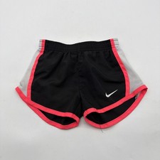 Nike Sports Shorts Toddler Girls Size 18M Black Logo . 42017