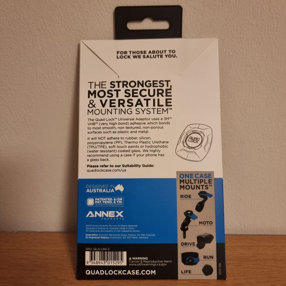 Genuine Quad Lock Universal Adaptor - Image 3 of 3