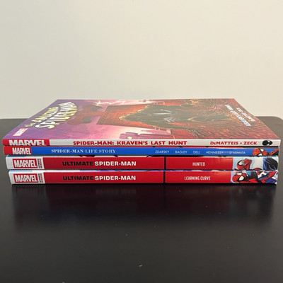 Marvel Spider-Man TPB/Epic Lot: Kraven s Last Hunt, Life Story, Ultimate