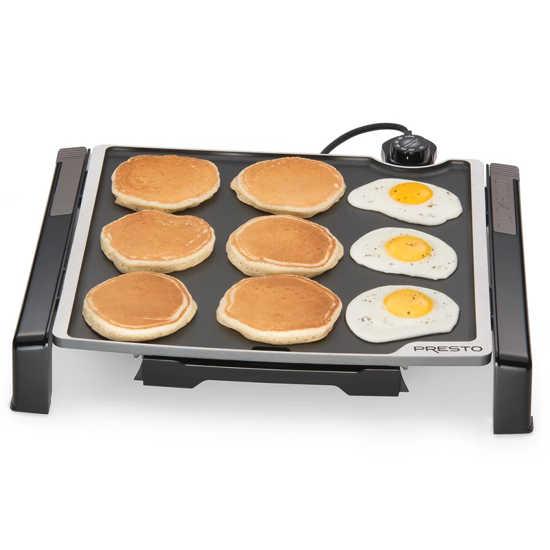 Presto 07071 15-Inch Electric Tilt-N-Fold Griddle Black