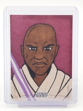 2025 MACE WINDU TOPPS STAR WARS SKETCH CARD AUTO ARTIST JOHN STILL 1/1 Q3946