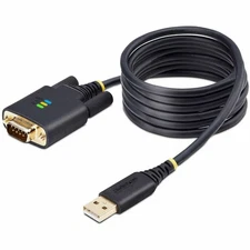 StarTech USB to Null Modem Serial Adapter Cable, 6.6ft 1P6FFCN-USB-SERIAL