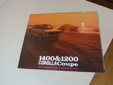 TOYOTA Corolla Coupe 1400 & 1200 Japanese Brochure 1970/11? KE25