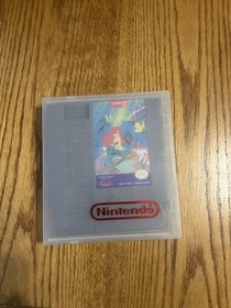 Disney's The Little Mermaid NES 1991 Cart & Manual Tested