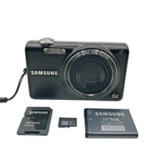 Samsung ST67 14.2MP Digital Camera Black  32GB Card  Original Battery - Tested