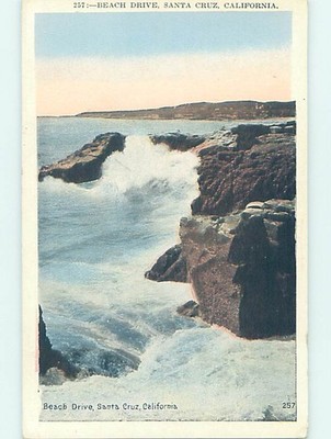 W-border SHORELINE SCENE Santa Cruz - Near San Jose California CA m/09 AD4530