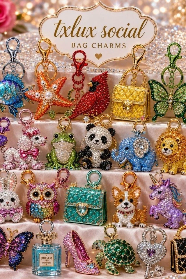 ✨ Sparkle & Charm Drop ✨ Purse Charms • Bag Candy • Accessories