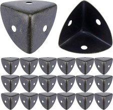 Set of 20 Metal Corner Guards - Decorative Edge Protectors for Boxes  Furniture