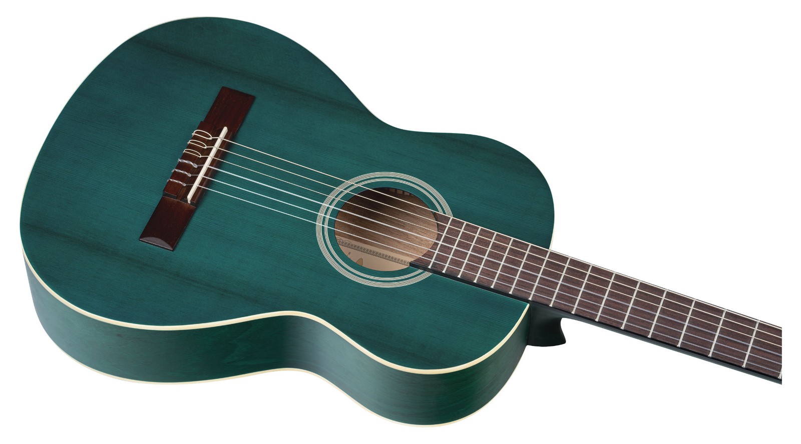 Chitarra classica Super 3/4 studenti di Ortega con soffitto in abete Ocean Blue opaca foto 5