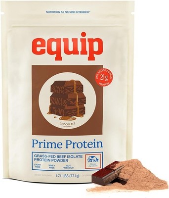 Equip Foods Prime Protein Powder | Clean, Grass Fed Beef Protein Powder | Carn