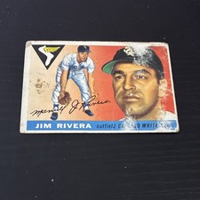 Topps 1955 Jim Rivera #58 Chicago White Sox Base Set MLB Baseball Card