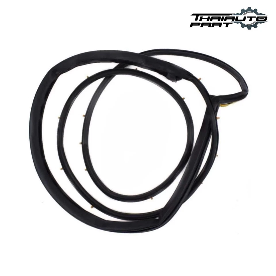 套装门玻璃 Weatherstrip 橡胶密封圈 适用于本田 Civic ES ES1 ES2 Sedan 01-05 — 第 2/4 张图片