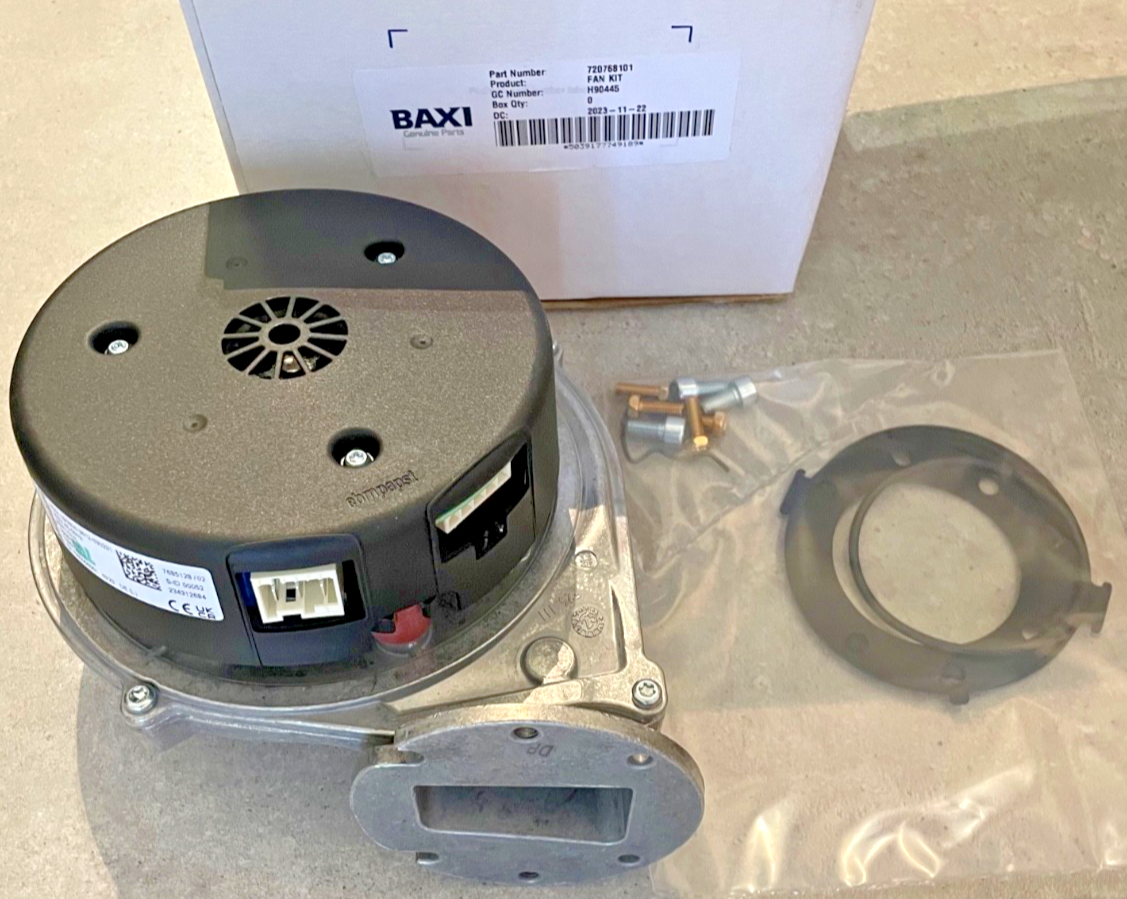 Baxi Duotec 2 EcoBlue Neta-tec Plus Combi 24 28 33 Fan Assembly 720768101 BNIB