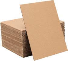 100 Pack Corrugated Cardboard Sheets 11 X 14 X 1/16 Inches,1.5Mm Thick Cardboard