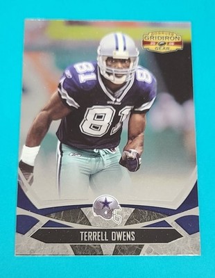 2008 Donruss Gridiron Gear #27 Terrell Owens Dallas Cowboys FOOTBALL Card e