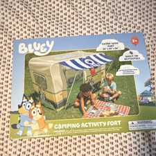 Bluey Camping Activity Fort Outdoor Play Tent Extra-Wide 50''x56''x54''