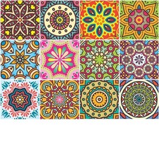 Kakofaci Peel and Stick Tile Stickers 12 Pcs 6X6 Inch Backsplash Waterproof ...