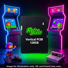 RetroBlast Vertical AttractMode 128GB Micro SD Card Plug & Play Pi3B