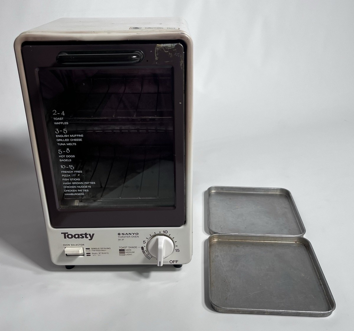 Tested Working Vintage Sanyo Model SK3F Toastie Toasty Toaster